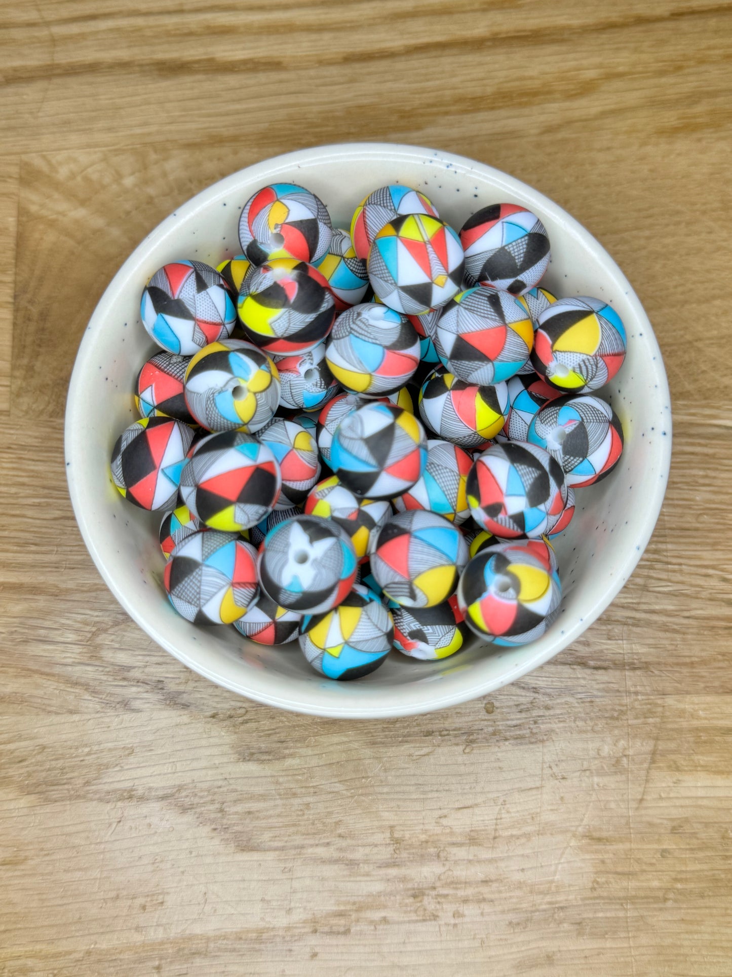 15mm Sally Silicone Bead