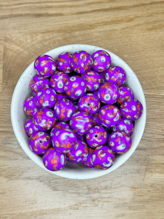 15mm Eyeballs for Dinners Silicone Bead