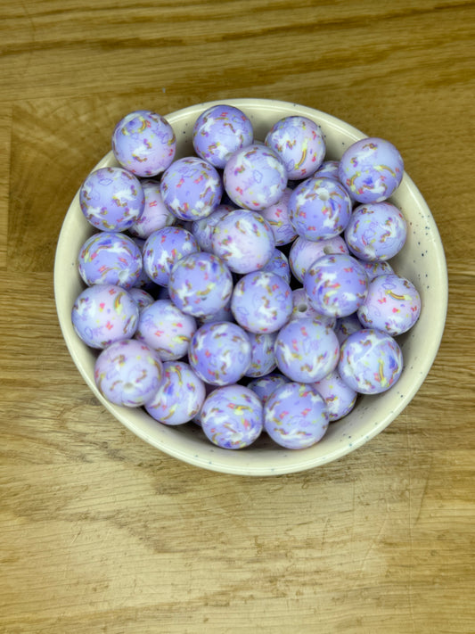 15mm Unicorn and Rainbows Silicone Bead